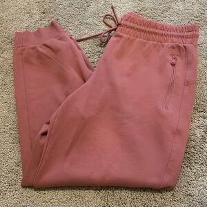 OLD NAVY coral high-rise jogger